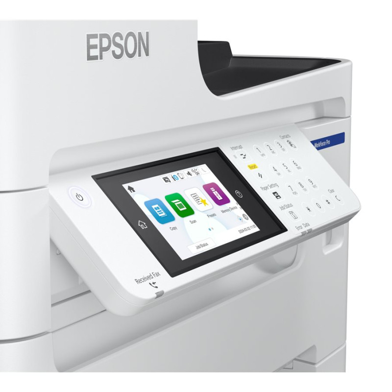 Epson | Multifunkcionālie printeri | WorkForce Pro EM-C8101RDWF | Tinšu | Krāsu | A4 | Wi-Fi | Balts