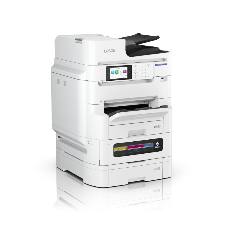 Epson | Multifunkcionālie printeri | WorkForce Pro EM-C8101RDWF | Tinšu | Krāsu | A4 | Wi-Fi | Balts