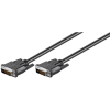 Goobay | DVI‑D FullHD kabelis Dual Link, niķelēts | DVI‑D spraudnis Dual‑Link (24+1 pin) | DVI‑D spraudnis Dual‑Link (24+1 pin) | DVI uz DVI | 1.8 m