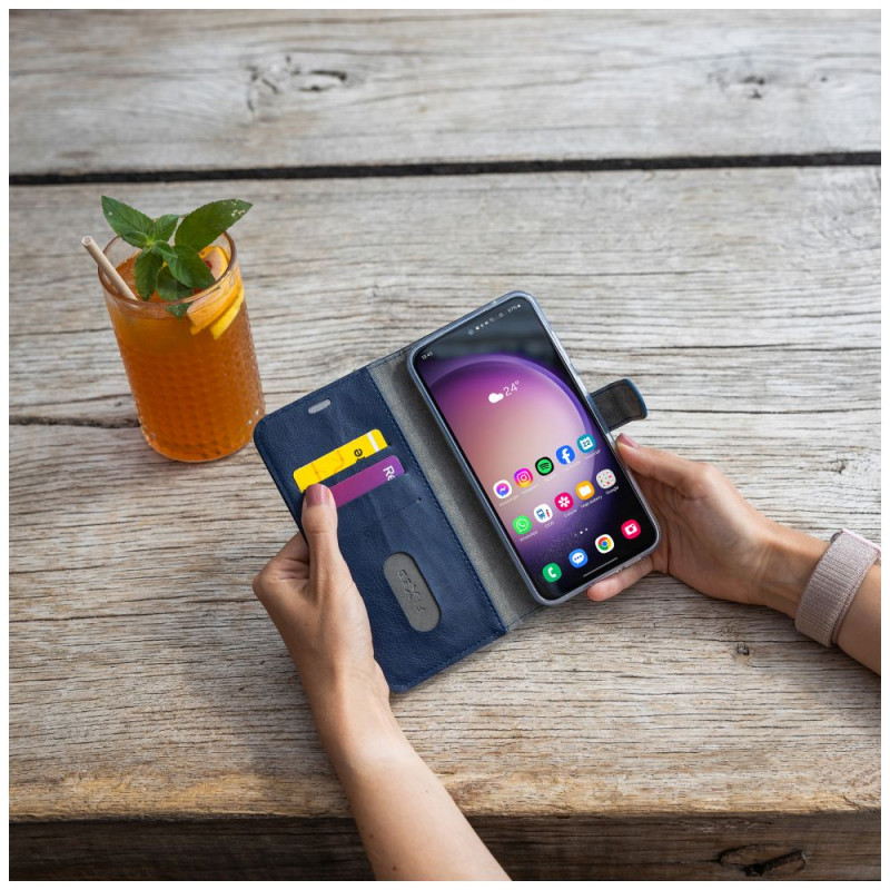 Fixed Opus | Grāmatas tipa maciņš | Samsung | Galaxy A36 5G/A56 5G | Āda | Zils