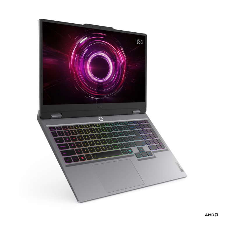 Lenovo LOQ 15AHP10 | Luna Grey | 15.6 " | IPS | FHD | 1920 x 1080 pixels | Anti-glare | AMD Ryzen 7 | 250 | 16 GB | SODIMM DDR5 | Solid-state drive capacity 1000 GB | NVIDIA GeForce RTX 5060 | GDDR7 | 8 GB | Windows 11 Home | 802.11ax | Bluetooth version 5.3 | Keyboard language English | Keyboard backlit