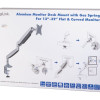 Logilink | Desk Mount | BP0042 | 13-32 " | Maximum weight (capacity) 9 kg | Silver