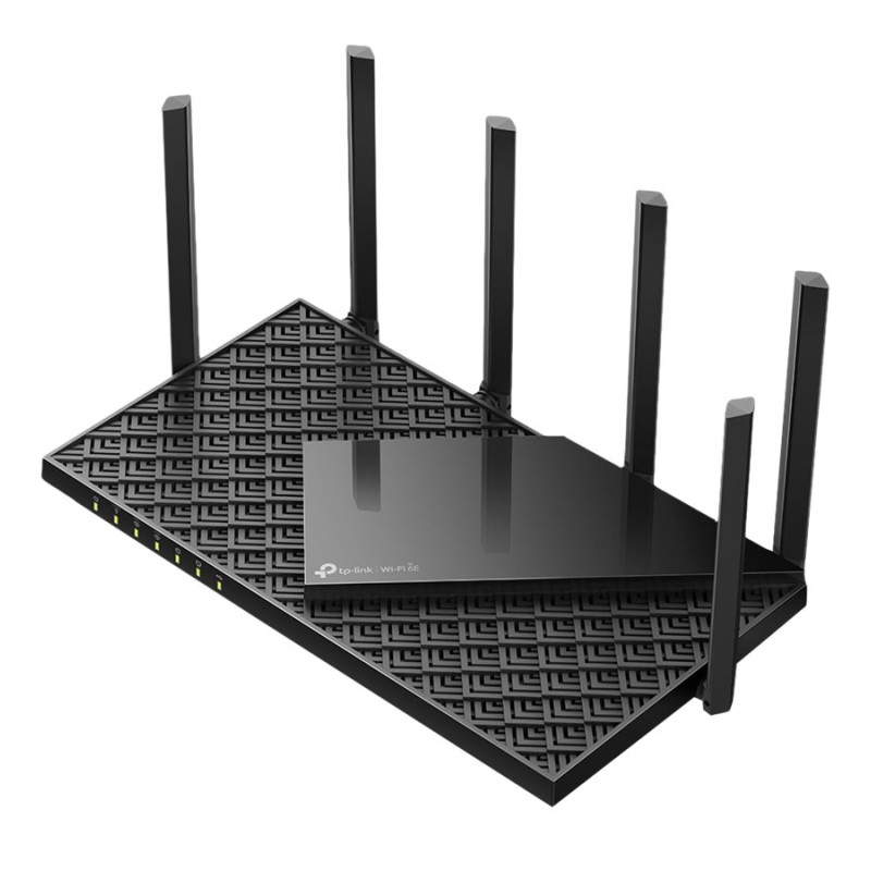 TP-LINK | AXE5400 Tri-Band Gigabit Wi-Fi 6E Router | Archer AXE75 | 802.11ax | 10/100/1000 Mbit/s | Ethernet LAN (RJ-45) ports 4 | Mesh Support Yes | MU-MiMO No | No mobile broadband | Antenna type External | 1