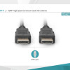 Digitus | High Speed HDMI kabelis ar Ethernet | AK-330114-030-S | HDMI spraudnis (tips A) | HDMI spraudnis (tips A) | HDMI uz HDMI | 3 m