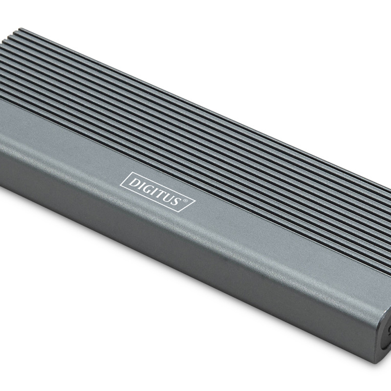 Digitus USB M.2 cietā diska korpuss, SSD, ārējais, NVMe + SATA, 10 Gbps (NVMe) 6 Gbps (SATA), USB 3.1 Gen2 | DA-71156
