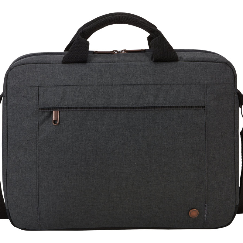 Case Logic | Era Attaché | Fits up to size 14 " | Messenger - Briefcase | Shoulder strap | Obsidian