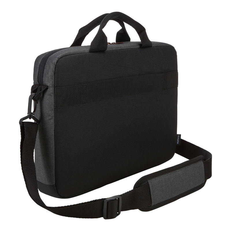 Case Logic | Era Attaché | Fits up to size 14 " | Messenger - Briefcase | Shoulder strap | Obsidian