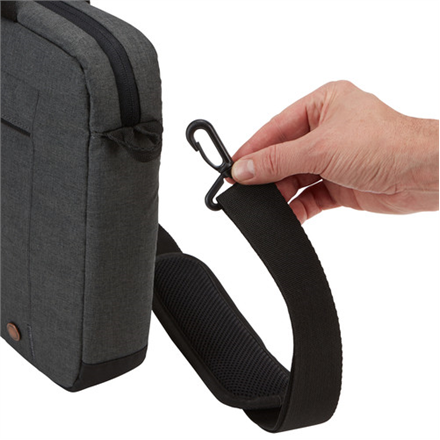 Case Logic | Era Attaché | Fits up to size 14 " | Messenger - Briefcase | Shoulder strap | Obsidian