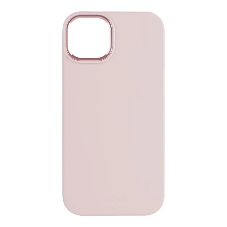 Fixed | MagFlow | Aizmugures vāciņš | Apple | iPhone 15 Pro | Šķidrais silikons | Rozā