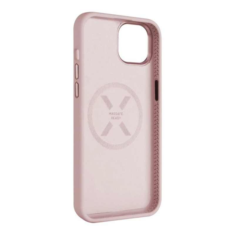 Fixed | MagFlow | Aizmugures vāciņš | Apple | iPhone 15 Pro | Šķidrais silikons | Rozā