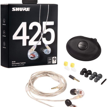 Shure SE425 Austiņas, caurspīdīgas | Shure