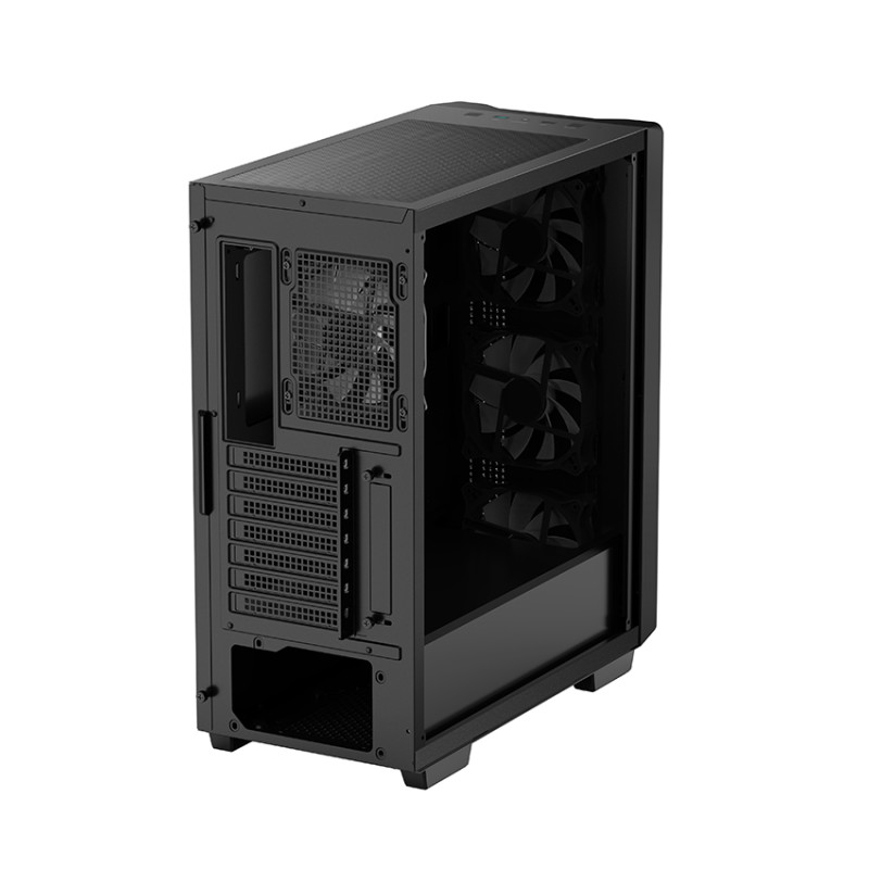 Deepcool | CC560 (with 4pcs ARGB Fans) | Side window | Black | Mid-Tower | ATX PS2