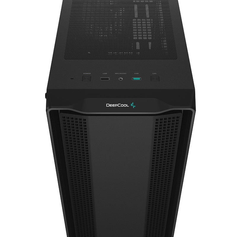 Deepcool | CC560 (with 4pcs ARGB Fans) | Side window | Black | Mid-Tower | ATX PS2