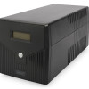 Digitus | Line-Interactive UPS | Line-Interactive UPS DN-170074, 1000VA, 600W, 2x 12V/7Ah battery, 4x CEE 7/7 outlet, 2x RJ45, 1x USB 2.0 type B, 1x RS232, LCD, Simulated Sine Wave, 338x150x162mm, 7.8kg | 1000 VA | 600 W