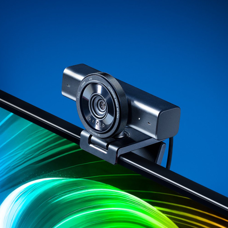 Razer | Webkamera | Kiyo V2 | MJPEG līdz 4K 30 FPS, 1080p 60 FPS, YUY2 līdz 4K 15 FPS, 1080p 60 FPS, NV12 līdz 4K 20 FPS, 1080p 60 FPS