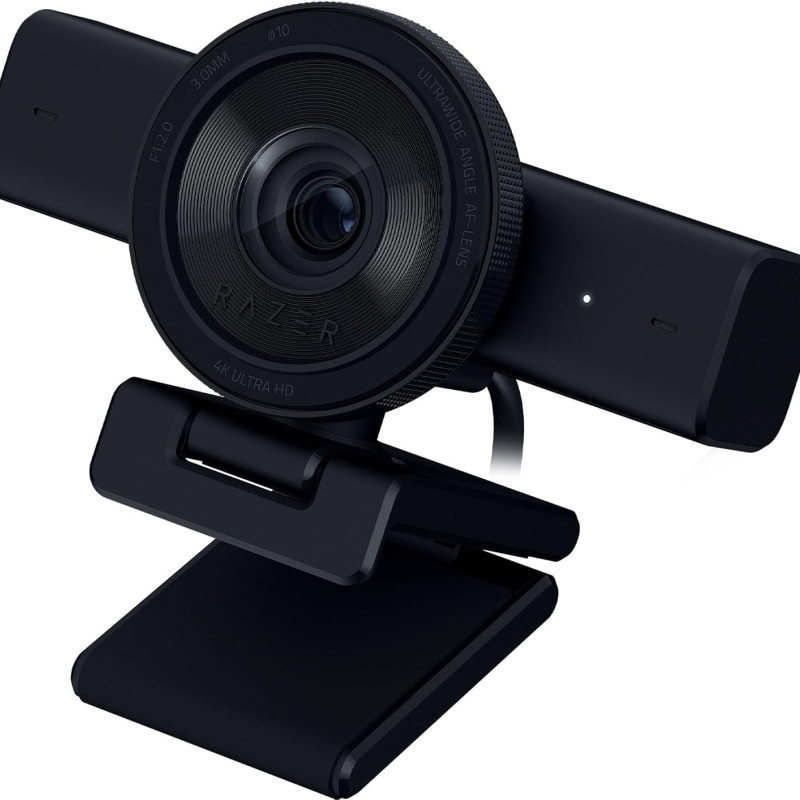 Razer | Webkamera | Kiyo V2 | MJPEG līdz 4K 30 FPS, 1080p 60 FPS, YUY2 līdz 4K 15 FPS, 1080p 60 FPS, NV12 līdz 4K 20 FPS, 1080p 60 FPS