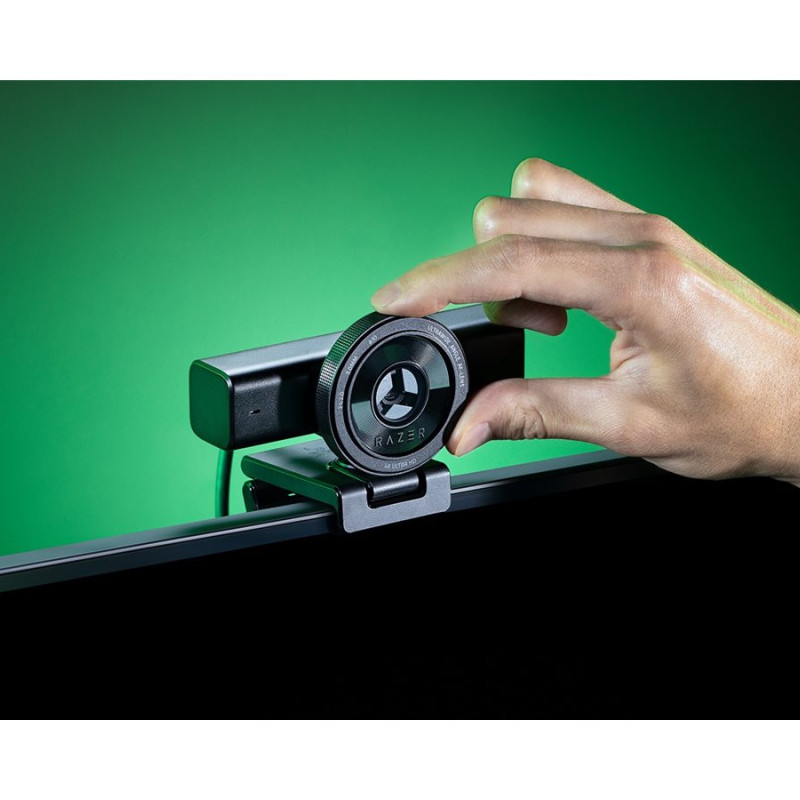 Razer | Webkamera | Kiyo V2 | MJPEG līdz 4K 30 FPS, 1080p 60 FPS, YUY2 līdz 4K 15 FPS, 1080p 60 FPS, NV12 līdz 4K 20 FPS, 1080p 60 FPS