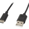 Lanberg | USB Type-A uz USB Type-C 2.0 kabelis, 1.8 m | CA-USBO-10CC-0018-BK | USB Type-A uz USB Type-C