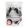 Cablexpert HDMI to VGA and  Audio Adapter Cable, Single Port, 1.8m, Black | Cablexpert