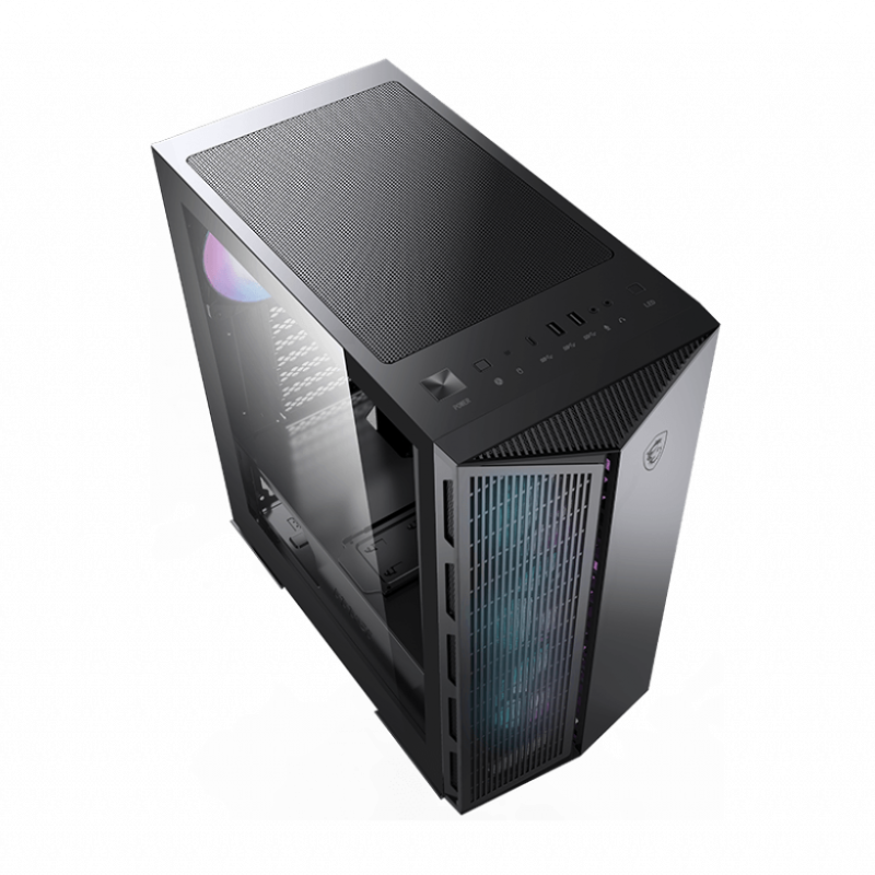 MSI | MPG GUNGNIR 111R | Sānu logs | Melns | Mid-Tower | ATX