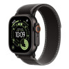 Apple 49mm Black/Charcoal Trail Loop - S/M - Black Titanium Finish | Apple