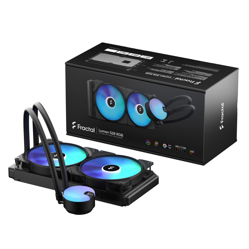 Fractal Design | Water Cooling Unit | Lumen S28 V2 RGB | Intel, AMD | CPU šķidruma dzesētājs