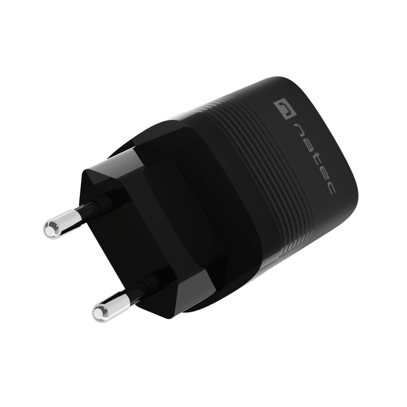 Natec Ribera USB lādētājs, 1x USB-A, 1x USB-C, 300 W | NUC-2141