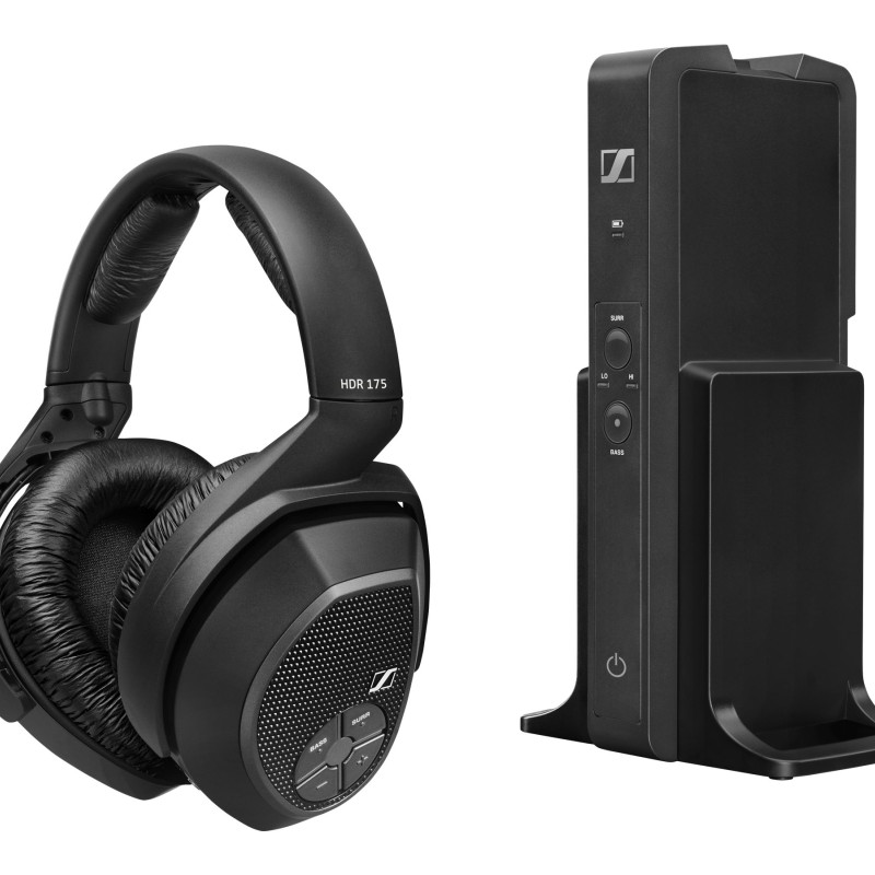 Sennheiser | Wireless Headphones | RS 175-U | Over-ear | Black | Wireless