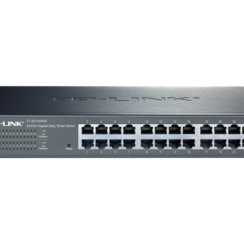 TP-LINK | Switch | TL-SG1024DE | Web Managed | Rackmountable | Gigabit Ethernet (copper) ports quantity 24 | 36 month(s)
