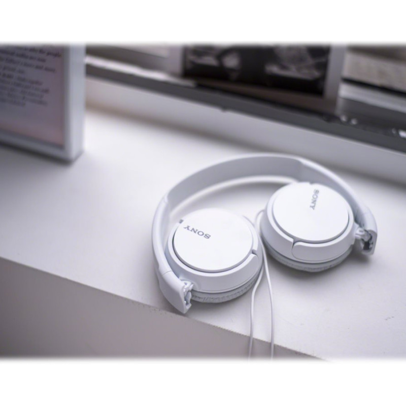 Sony | MDR-ZX110APW.CE7 | Vadu | Uz-uss | Mikrofons | Balts