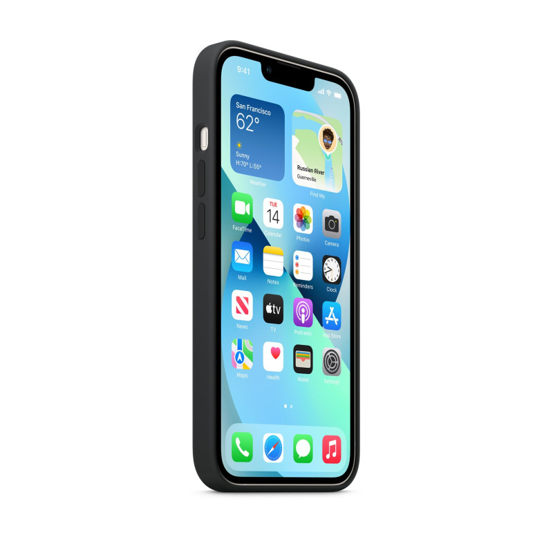 Apple iPhone 13 silikona maciņš ar MagSafe — Midnight | Apple