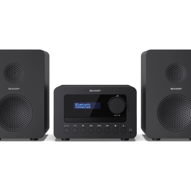 Sharp TOKYO FM Hi-Fi mikrosistēma | XL-B514(BK) | AUX in | Bluetooth | CD atskaņotājs | FM radio