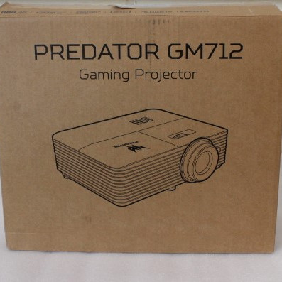 IZPĀRDOTS. Acer PREDATOR GM712 Projektors, DLP, 4K UHD, 4000 lm, 20000/1, HDMI, Melns | IZPĀRDOTS. Acer | PREDATOR GM712 | 4K UHD (3840 x 2160) | 3600 ANSI lūmeni | Melns | LIETOTS