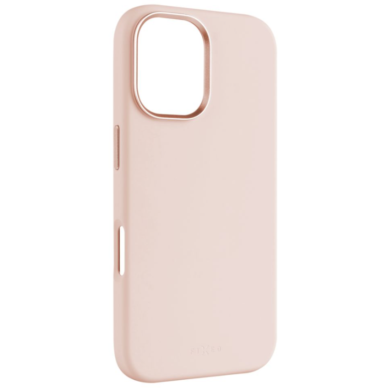 Fixed MagFlow | Aizmugures vāciņš | Apple | iPhone 16 | Šķidrais silikons | Rozā