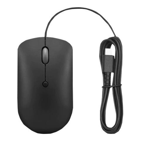 Lenovo | Compact Mouse | 400 | Vada | USB-C | Raven black