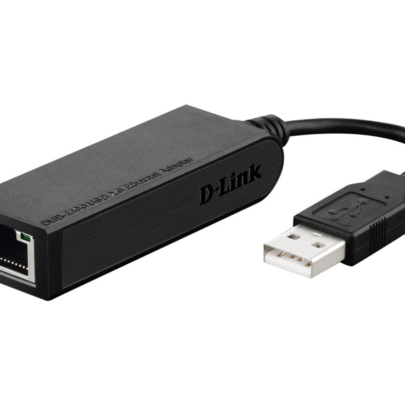 D-Link | High-Speed USB 2.0 Fast Ethernet Adapter | DUB-E100 | USB