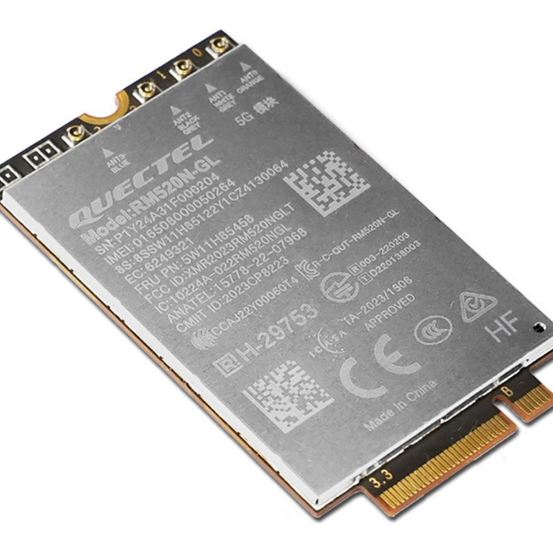 Lenovo ThinkPad Quectel RM520N-GL 5G M.2 WWAN Module for X1 Carbon Gen 12/T14 Gen 5 | 4XC1Q24434