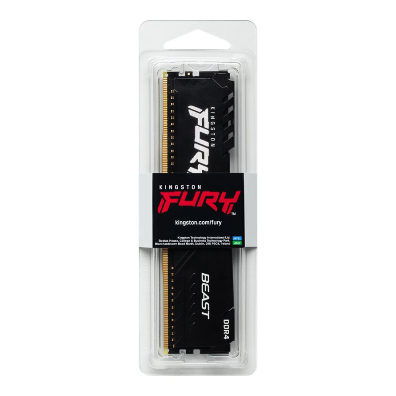 Kingston | Fury Beast | 16 GB | DDR4 | 3200 MHz | PC/server | Reģistrēta: Nē | ECC: Nē