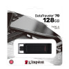Kingston | USB Flash Drive | DataTraveler 70 | 128 GB | USB 3.2 Gen 1 Type-C | Black