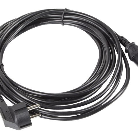 Lanberg | CEE 7/7 uz IEC 320 C13 barošanas vads | CA-C13C-11CC-0050-BK