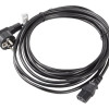 Lanberg | CEE 7/7 uz IEC 320 C13 barošanas vads | CA-C13C-11CC-0050-BK