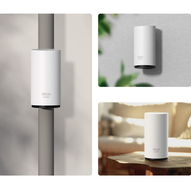 TP-LINK BE3600 Outdoor/Indoor Mesh WiFi 7 maršrutētājs | Deco BE25-Outdoor (1-pack) | 802.11ax | 2.4 GHz / 5 GHz | MU-MIMO Nē | PoE in