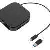 Targus | Universal DisplayLink USB-C divu monitoru ceļojumu dokstacija, 80W | HDMI portu skaits 2 | Ethernet LAN
