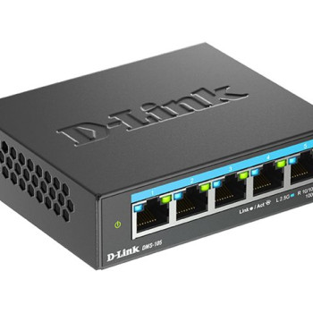 D-Link DMS-105/E | 5-portu 2.5G Multi-Gigabit galda slēdzis | Desktop | Nevadīts