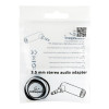 Cablexpert | 3,5 mm stereo audio taisnā leņķa adapteris | A-3.5M-3.5FL