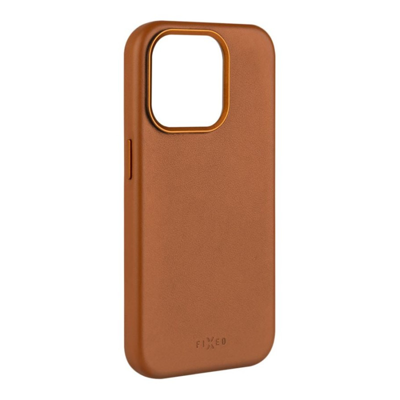 Fixed MagLeather | Aizmugures vāks | Apple | iPhone 16 Pro Max | Āda | Brūns