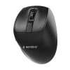 Gembird Trīskāršā režīma pele | MUSW3-9B-01 | Bezvadu | 2.4G, Bluetooth | Melna