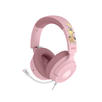 Razer spēļu austiņas | Kraken V4 X | Vadu | Uz auss | Mikrofons | Pikachu & Eevee izdevums