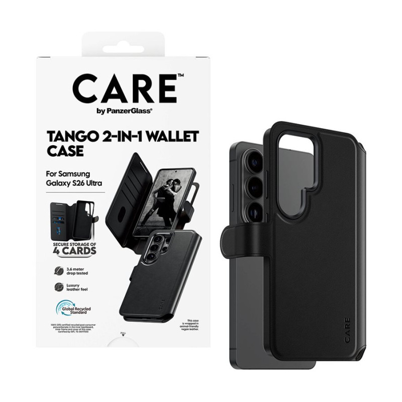 CARE by PanzerGlass Tango 2-in-1 maksapvalks ar Qi Samsung New Galaxy S26 Ultra | PanzerGlass