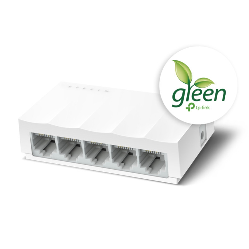 TP-LINK | 5-portu 10/100 Mbps galda tīkla slēdzis | LS1005 | Nevadāms | Galda | Barošanas avots: ārējs